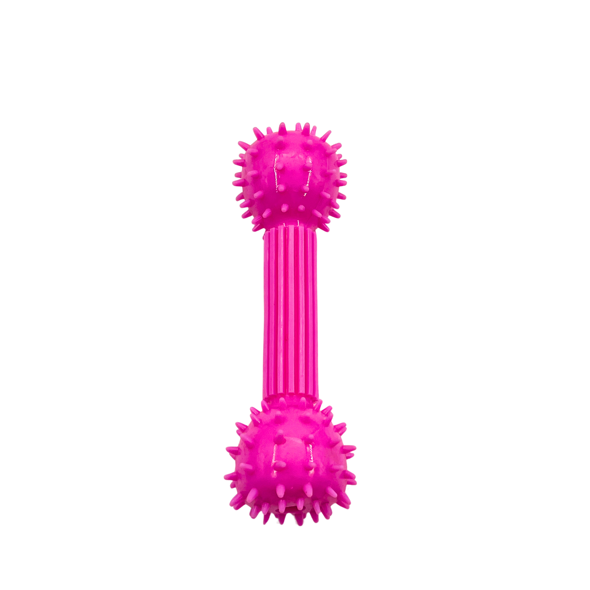 Petblush Dumbell Spikey 5.5 Inch Rubber Dog Toy
