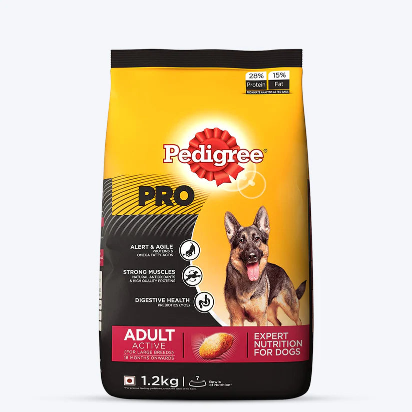 Pedigree PRO Expert Nutrition Active Adult Dry Dog Food