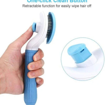 Self-Cleaning Slicker Brush for Dogs & Cats