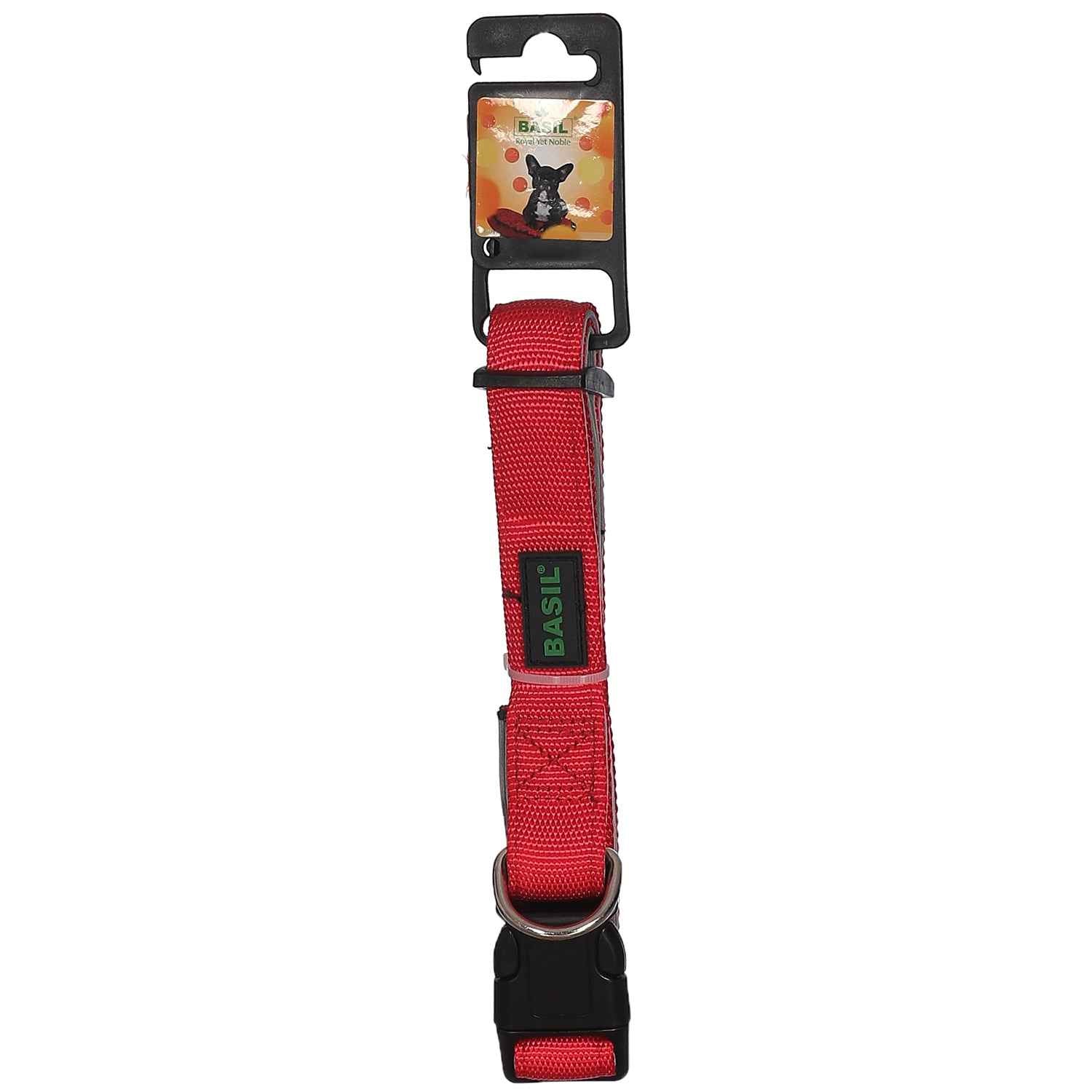 BASIL Padded Adjustable Dog Collar (Small)