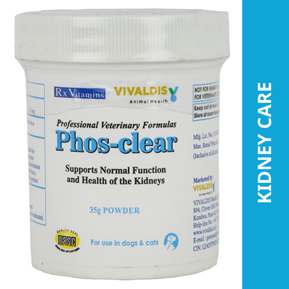 Vivaldis Phos Clear Powder for Dogs and Cats