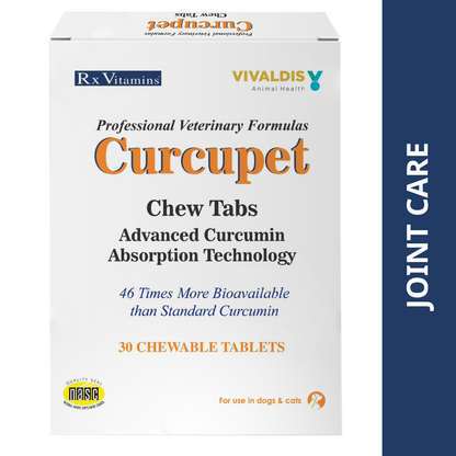 Vivaldis Curcupet (Curcumin) for Dogs & Cats (pack of 30 tablets)
