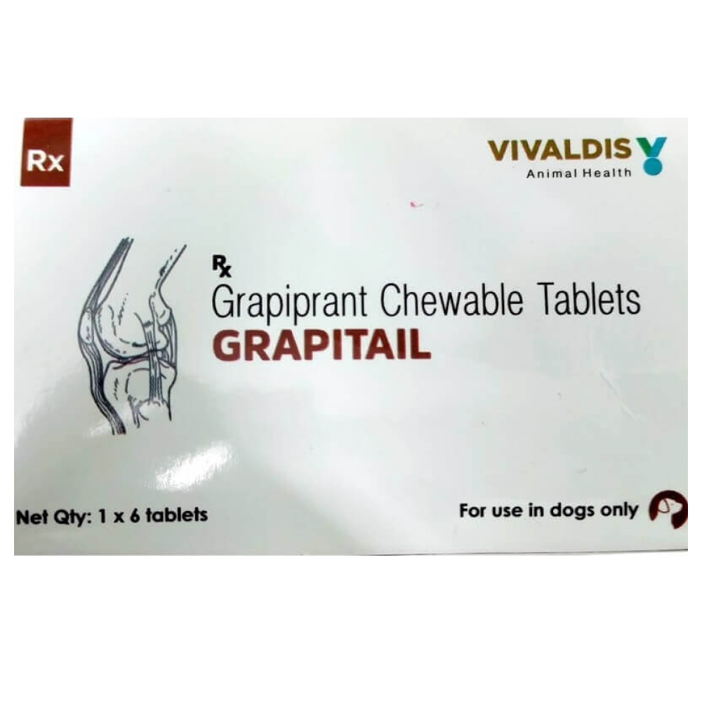 Vivaldis Grapitail 100mg (Grapiprant) Tablet for Dogs