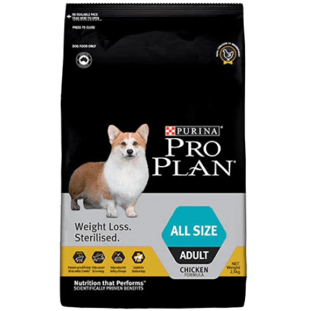 Pro Plan Chicken Weight Loss Sterilised Adult Dry Dog Food