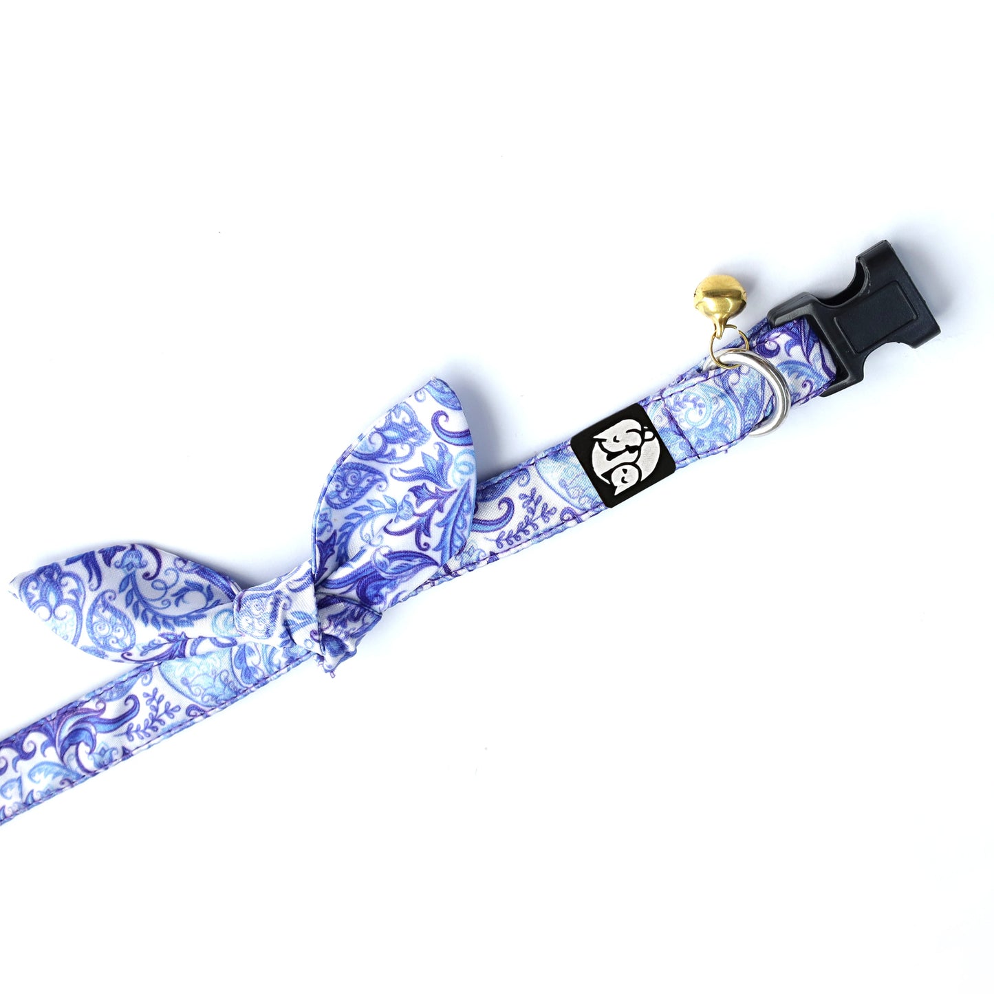 Paisley Puppy & Cat Collar Leash Harness Set