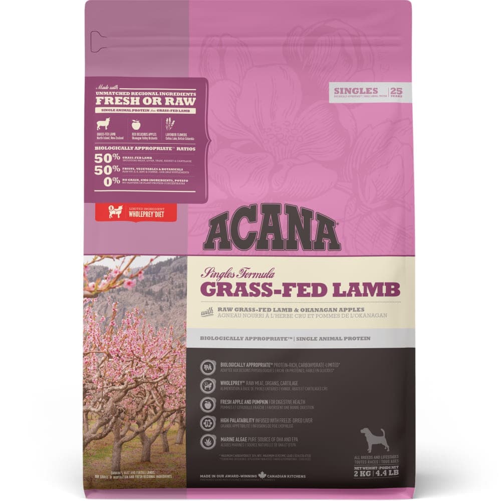 Acana Grass Fed Lamb Dog Dry Food (All Breeds)