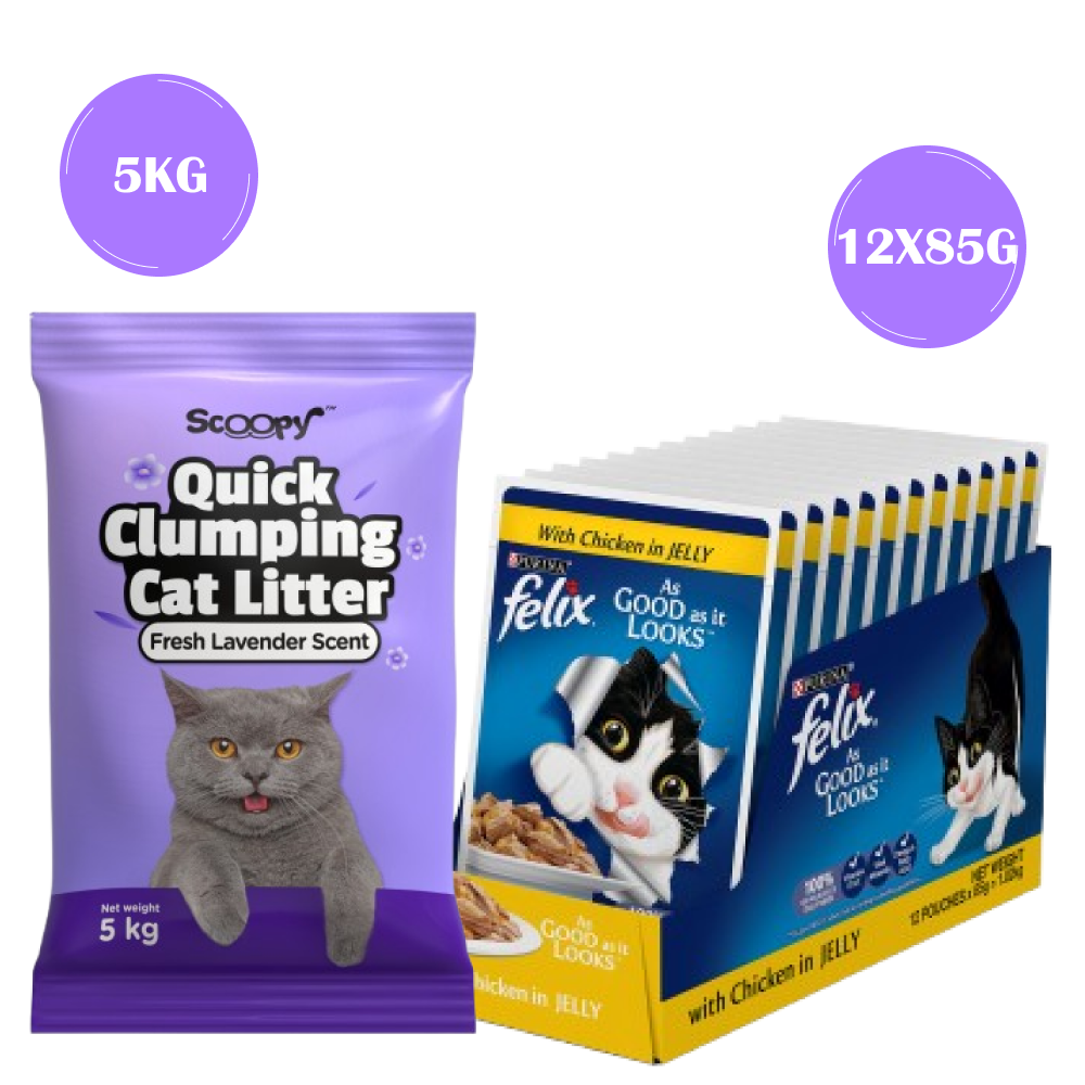 Purina Felix with Chicken in Jelly Complete and Balanced Adult Cat Wet Food