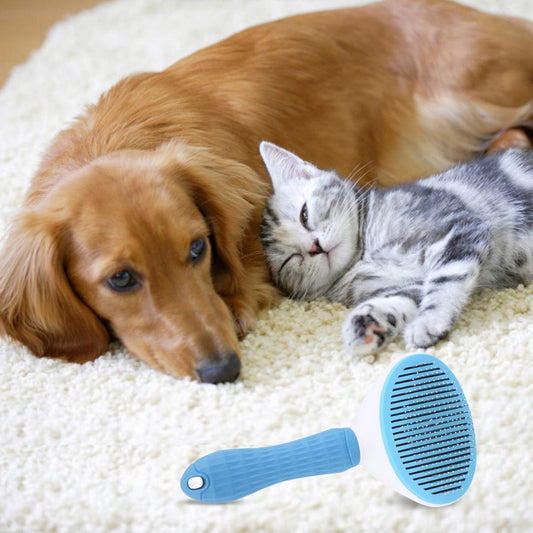 Self-Cleaning Slicker Brush for Dogs & Cats