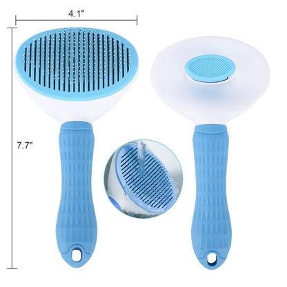 Self-Cleaning Slicker Brush for Dogs & Cats
