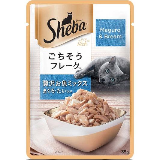 Sheba Maguro & Bream Fish Mix Premium Cat Wet Food