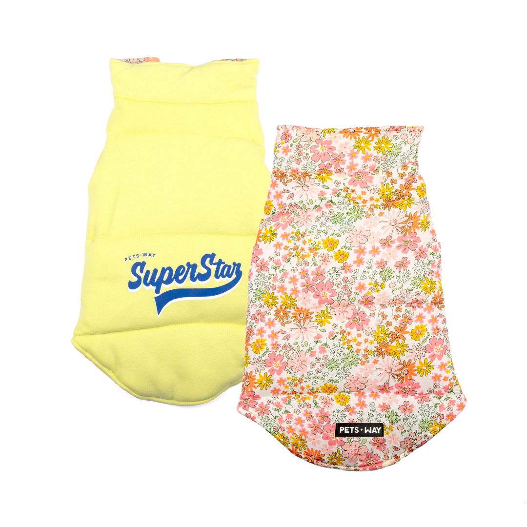Superstar Reversible - Floral Dog Jacket