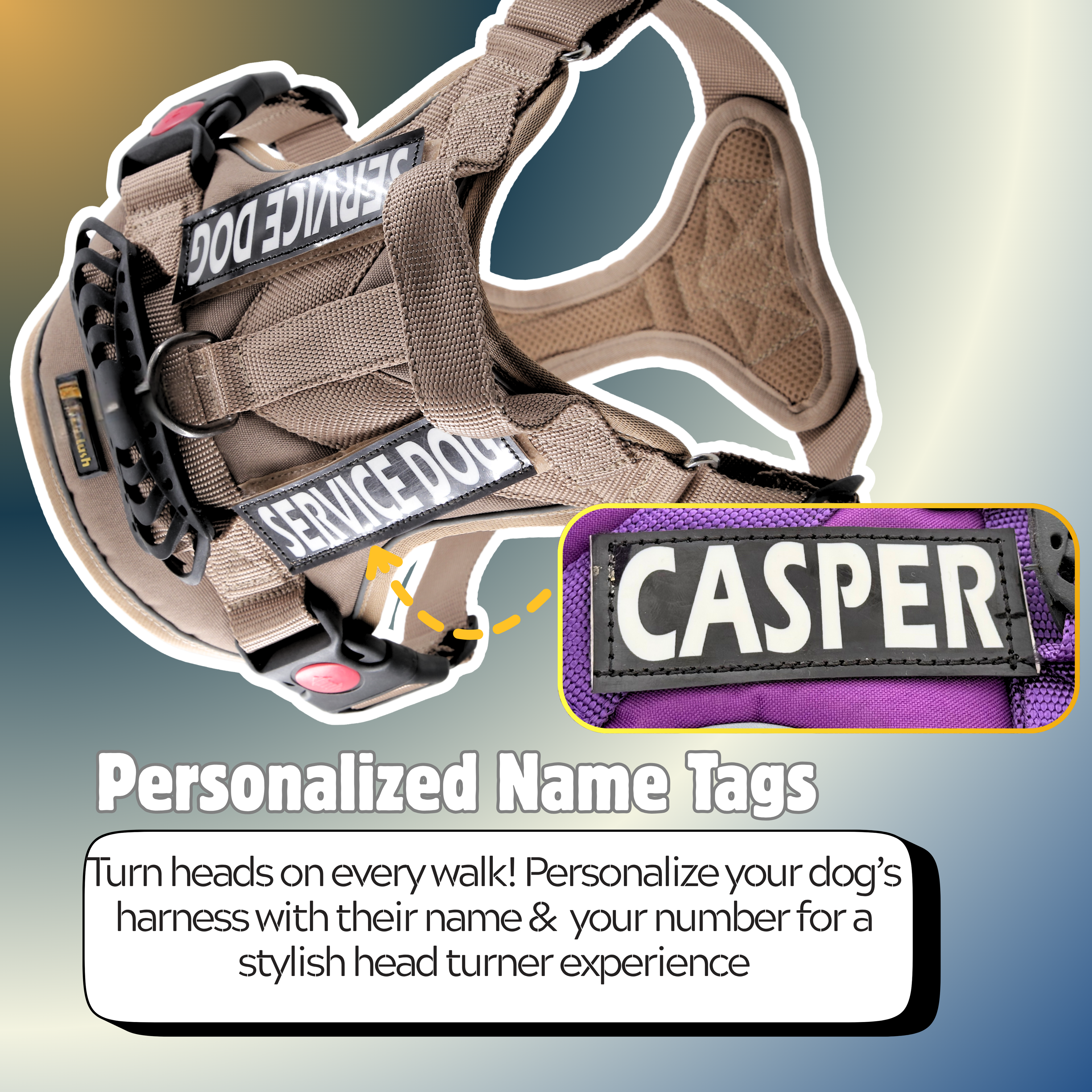 Petblush Tactical Harness for Dogs
