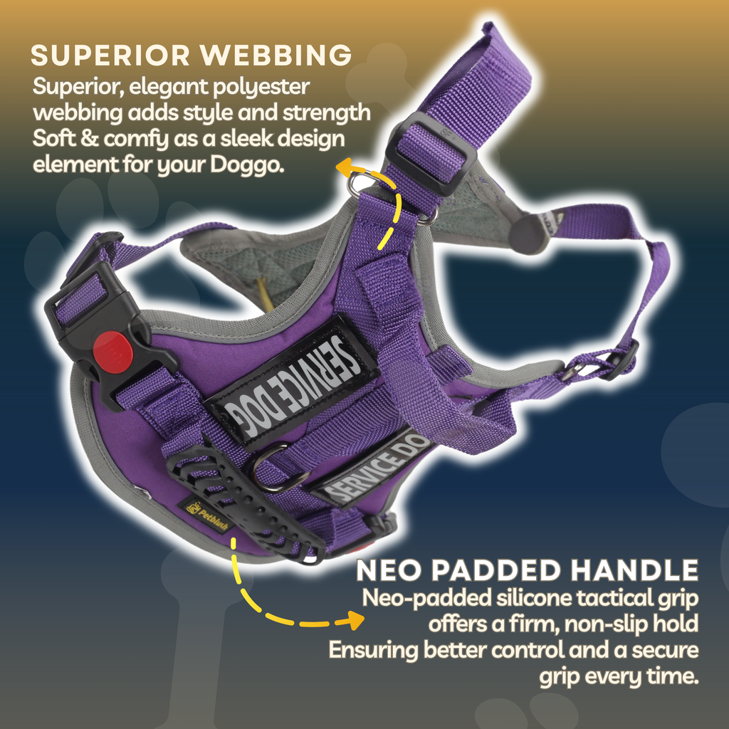 Petblush Tactical Harness for Dogs