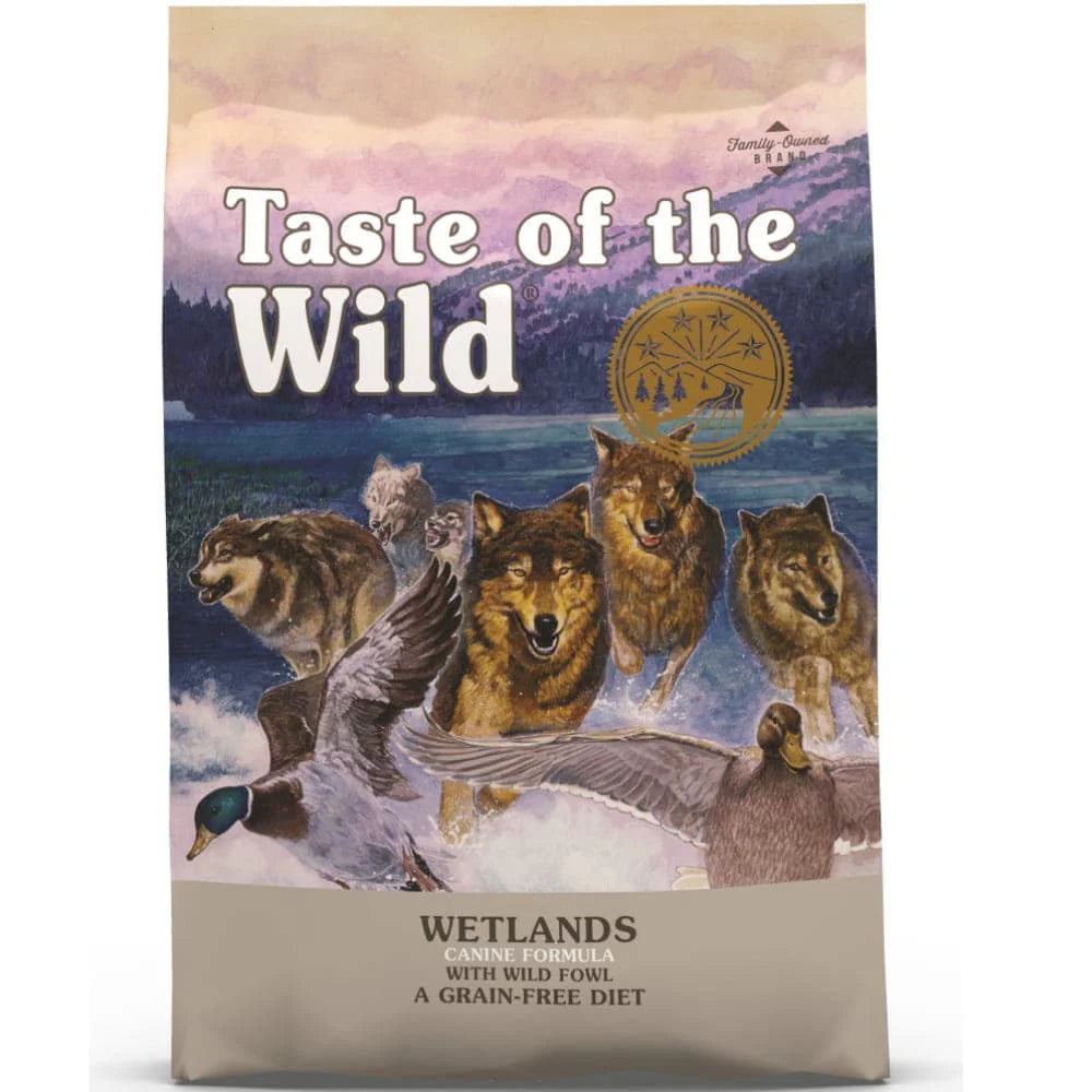 Taste of the Wild Wetlands Canine Recipe with Roasted Fowl Adult Dog Dry Food | Grain Free Formula