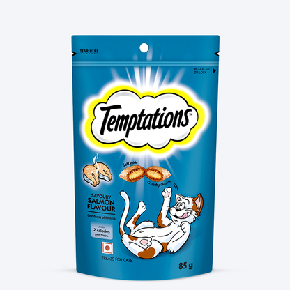 Temptations Cat Treat Savoury Salmon Flavour - 85g