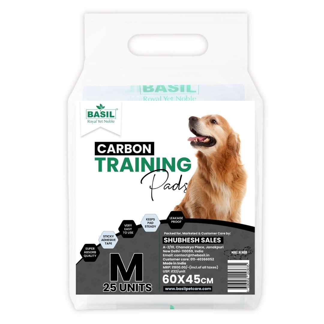 Training Pee Pads, Activated Carbon, Medium (45x60 CMS)