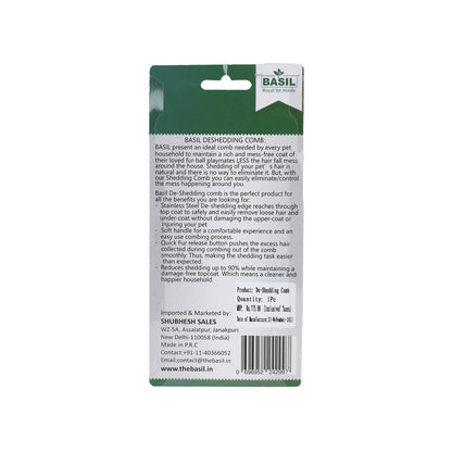 Basil - De-Shedding Comb For Dogs