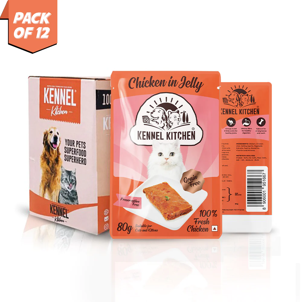 Kennel Kitchen Chicken in Jelly Kitten & Adult Cat Wet Food (All Life Stage)