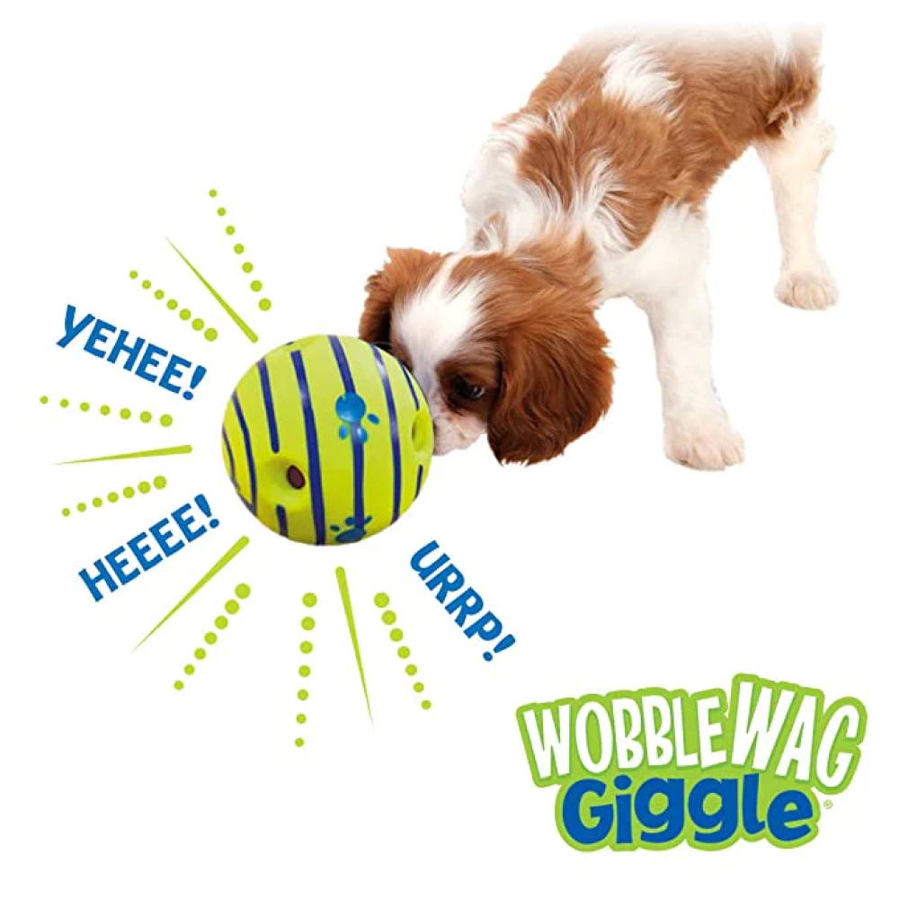 Wobble Wag Giggle Ball Interactive Toy for Dogs | For Medium Chewers