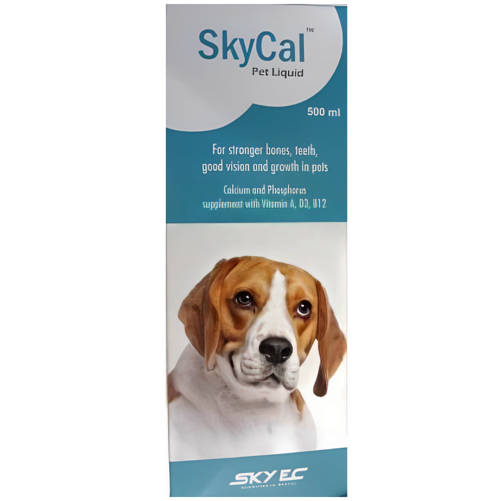 Skyec Sky Cal Calcium Supplement Syrup for Dogs and Cats