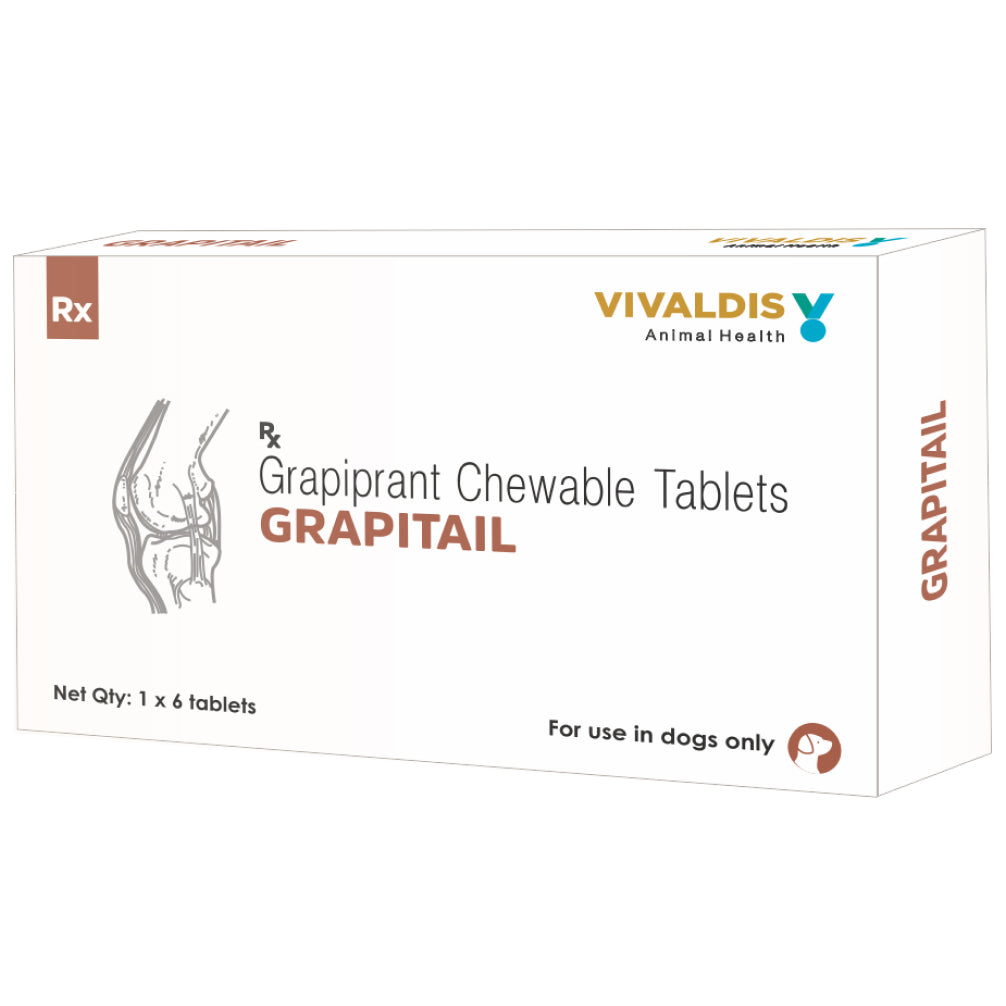 Vivaldis Grapitail 100mg (Grapiprant) Tablet for Dogs