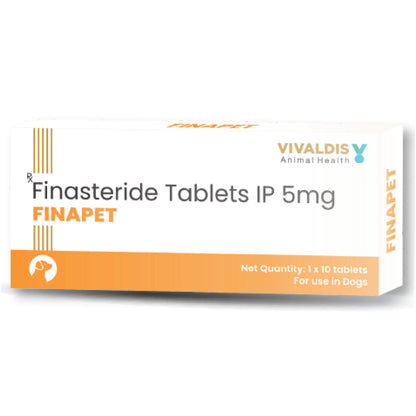 Vivaldis Finapet 5mg Tablets for Dogs (pack of 10 Tablets)