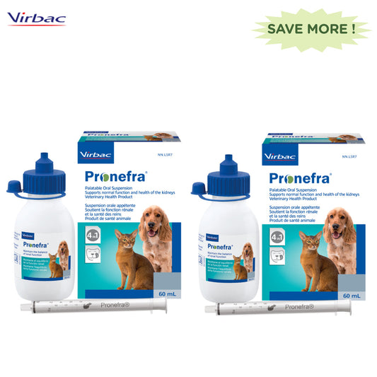 Virbac Pronefra Syrup for Dogs & Cats Combo (60ml+60ml)