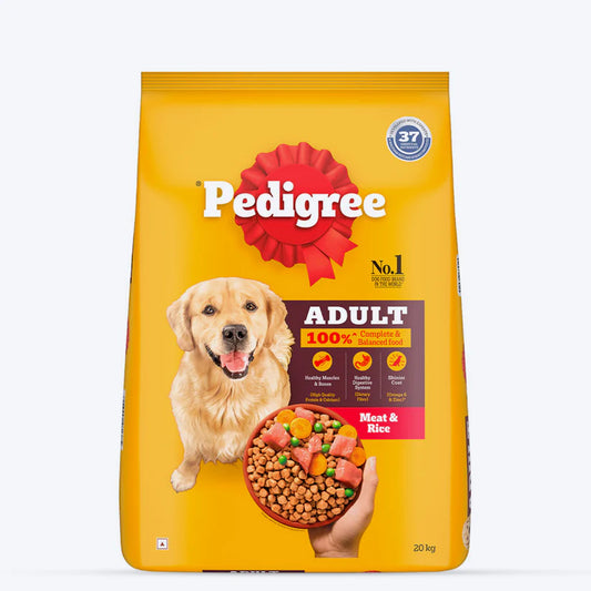 Pedigree Meat & Rice Adult Dry Dog Food