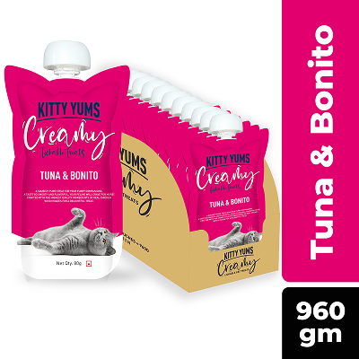 Kitty Yums Lickable Tuna & Bonito Creamy Cat Treat